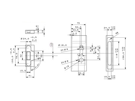 MPF1612 Door Handle Lock