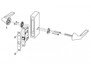 MPN1611 Door Lever Lock