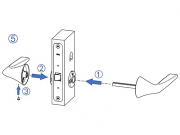 MPN1612 Door Lever Lock