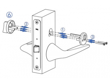 MPN1612 Door Lever Lock