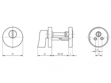 MPN1613 Door Lever Lock