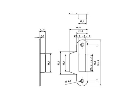 MPN1614 Door Lever Lock