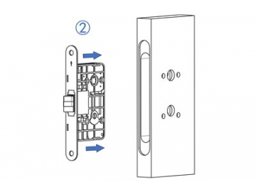 MG2813 Push Pull Mortise Lock