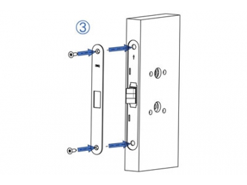 MG2813 Push Pull Mortise Lock