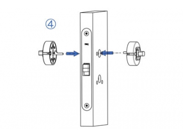 MG2813 Push Pull Mortise Lock