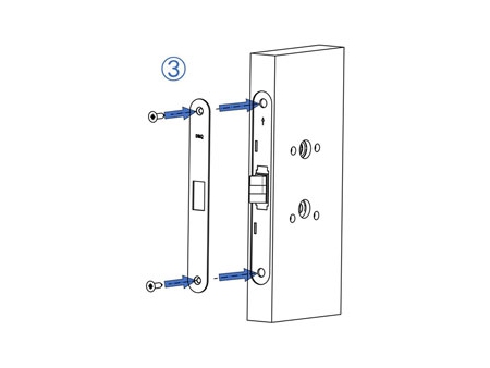 MG2814 Push Pull Mortise Lock