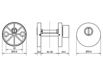 MG1613 Mortise Lever Lock