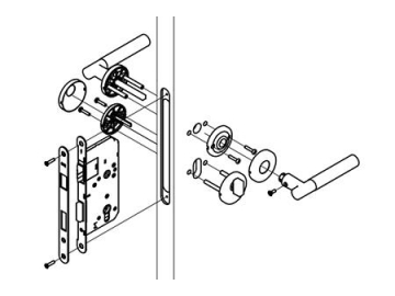 MG1613 Mortise Lever Lock