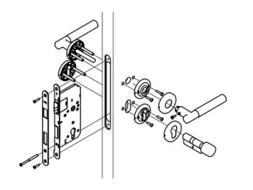 MG1614 Mortise Lever Lock