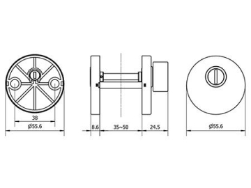 MG1623 Mortise Lever Lock