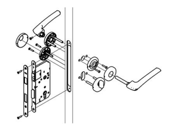 MG1623 Mortise Lever Lock