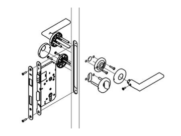 MG1633 Mortise Lever Lock