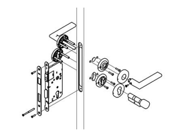 MG1634 Mortise Lever Lock