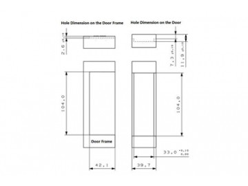 MG-H03-X Door Hinge