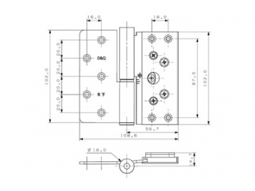 MG-H04-X Door Hinge