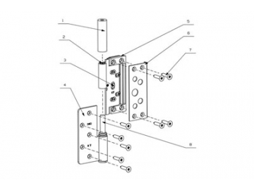 MG-H04-X Door Hinge