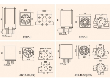 RR2P/RR3P/JQX-10 Series General Purpose Relay