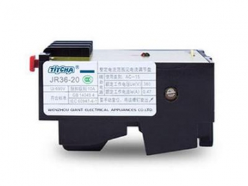 JR36 Series Thermal Overload Relay