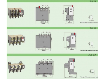 JR36 Series Thermal Overload Relay