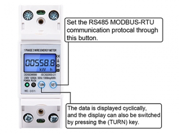 Single Phase Energy Meter, DDSD9588