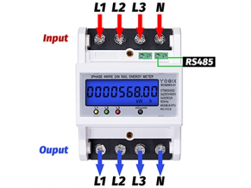 Three Phase Energy Meter, DTS8558