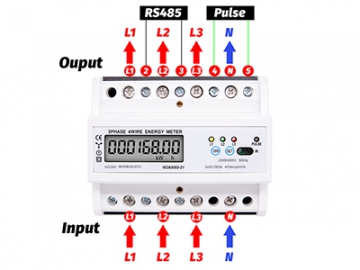 Three Phase Energy Meter, DTS8558A