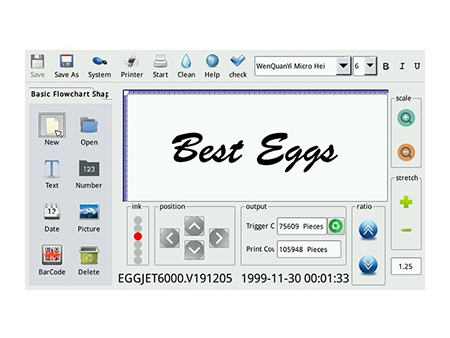 405HS Egg Printer, Egg Coder