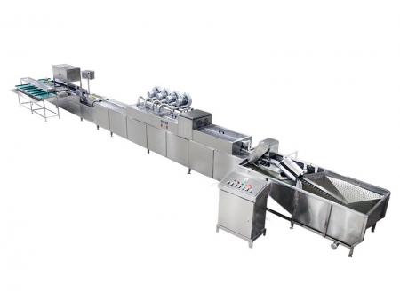 302B Duck Egg Processing Line with Water Bath Loading & Washing & Grading (10,000 EGGS/HOUR)