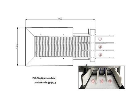 604A Egg Accumulator