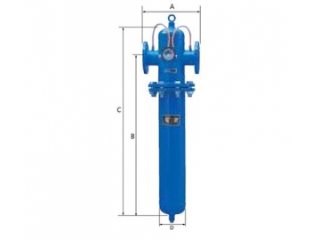 Flanged Compressed Air Filters, Grade XF7 Filteration