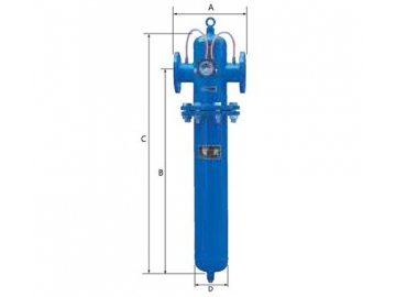 Flanged Compressed Air Filters, Grade XF3 Filteration