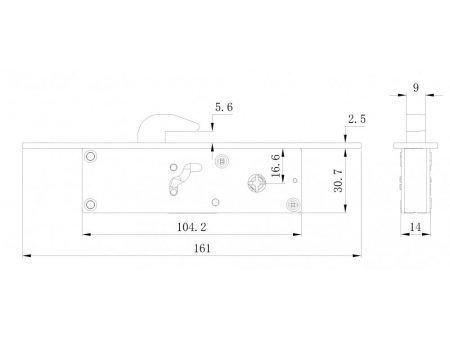 4426B Hook locks