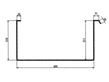 BH-914-400 Arched Roof Sheet Forming Machine