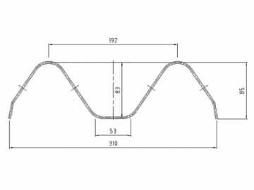 Highway Guardrail Roll Forming Machine