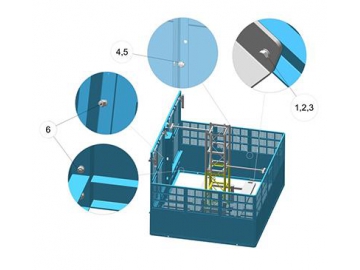 Construction Hoist Cage