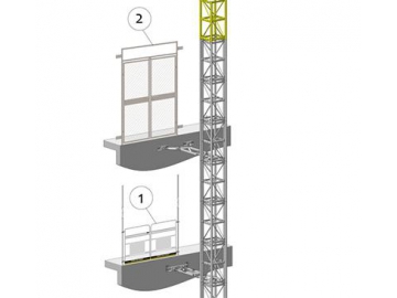 Construction Hoist Cage