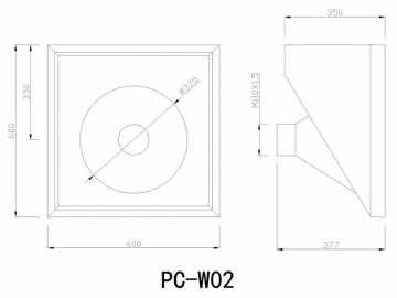 Wall Mounted Stainless Steel Drip Sink