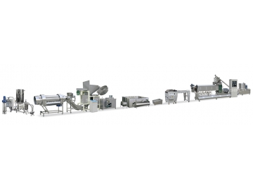 Extruded Fried Snacks, Fried Pellets Processing Line