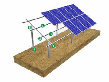 PGT8 Ground Mount Solar PV Racking System