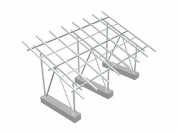 Waterproof Ground Mount Solar Racking System