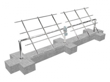 Smart Horizontal Single Axis Tracking Solar PV Mounting System