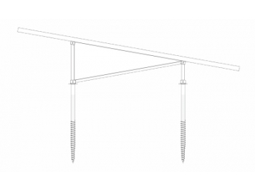 GT4 Ground Mount Solar Panel Racking System