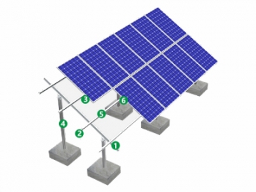 GT8 Ground Mount Solar PV Racking System
