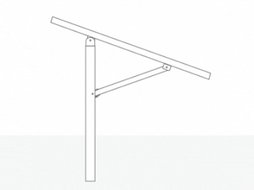PGT2 Solar Panel Ground Mount PV Racking System