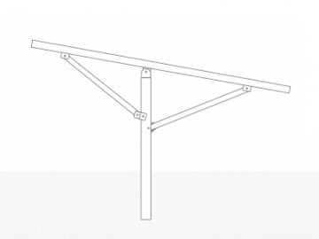 PGT2 Solar Panel Ground Mount PV Racking System