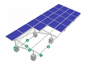 PGT4 Ground Mount PV Racking System