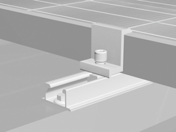 Flat Metal Roof Mount Photovoltaic Racking System (End Clamp Kit)