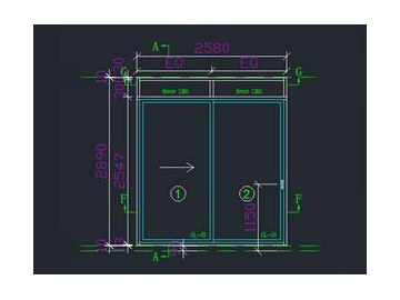Aluminum Alloy Sliding Door