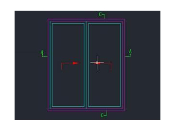 Thermal Break Aluminum Alloy Casement Door