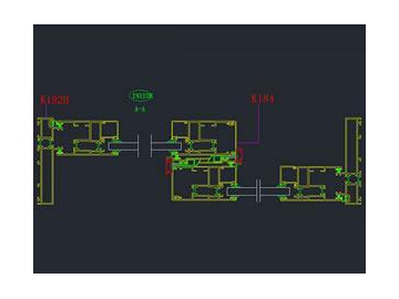 Thermal Break Aluminum Alloy Casement Door